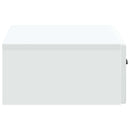 vidaXL Fali oldaltábla Fehér 59 x 34,5 x 17 cm Szerelt Fa
