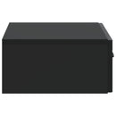 vidaXL Fali oldaltábla Fekete 59 x 34,5 x 17 cm Szerelt Fa