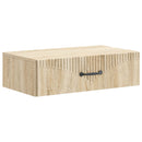 vidaXL Fali oldaltábla Sonoma Tölgy 59 x 34,5 x 17 cm Szerelt Fa