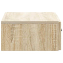 vidaXL Fali oldaltábla Sonoma Tölgy 59 x 34,5 x 17 cm Szerelt Fa