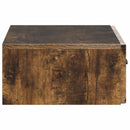 vidaXL Fali oldaltábla Füstös Tölgy 59 x 34,5 x 17 cm Szerelt Fa