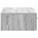 vidaXL Fali oldaltábla Szürke Sonoma 59 x 34,5 x 17 cm Szerelt Fa