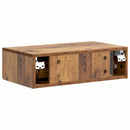 vidaXL Fali oldaltábla Antik Fa 59 x 34,5 x 17 cm Szerelt Fa
