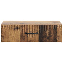 vidaXL Fali oldaltábla Antik Fa 59 x 34,5 x 17 cm Szerelt Fa