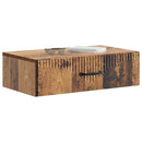 vidaXL Fali oldaltábla Antik Fa 59 x 34,5 x 17 cm Szerelt Fa