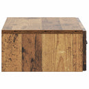 vidaXL Fali oldaltábla Antik Fa 59 x 34,5 x 17 cm Szerelt Fa