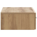 vidaXL Fali oldaltábla Kézműves Tölgy 59 x 34,5 x 17 cm Szerelt Fa
