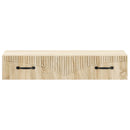 vidaXL Fali oldaltábla Sonoma Tölgy 87,5 x 34,5 x 17 cm Szerelt Fa