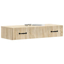 vidaXL Fali oldaltábla Sonoma Tölgy 87,5 x 34,5 x 17 cm Szerelt Fa