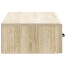 vidaXL Fali oldaltábla Sonoma Tölgy 87,5 x 34,5 x 17 cm Szerelt Fa