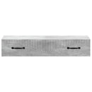 vidaXL Fali oldaltábla Betonszürke 87,5 x 34,5 x 17 cm Szerelt Fa