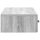 vidaXL Fali oldaltábla Szürke Sonoma 87,5 x 34,5 x 17 cm Szerelt Fa