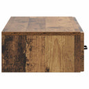 vidaXL Fali oldaltábla Antik Fa 87,5 x 34,5 x 17 cm Szerelt Fa