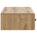 vidaXL Fali oldaltábla Kézműves Tölgy 87,5 x 34,5 x 17 cm Szerelt Fa