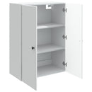 vidaXL Fali szekrény Fehér 66 x 34,5 x 90 cm Szerelt Fa