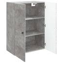vidaXL Fali szekrény Betonszürke 66 x 34,5 x 90 cm Szerelt Fa