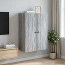 vidaXL Fali szekrény Szürke Sonoma 66 x 34,5 x 90 cm Szerelt Fa