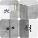 vidaXL Fali szekrény Betonszürke 59 x 31 x 60 cm Szerelt Fa