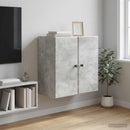 vidaXL Fali szekrény Betonszürke 59 x 31 x 60 cm Szerelt Fa