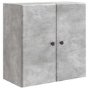 vidaXL Fali szekrény Betonszürke 59 x 31 x 60 cm Szerelt Fa