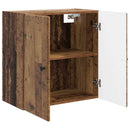 vidaXL Fali szekrény Antik Fa 59 x 31 x 60 cm Szerelt Fa