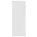 vidaXL Fali szekrény Magasfényű Fehér 33 x 34,5 x 90 cm Szerelt Fa
