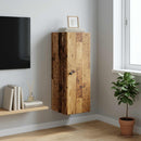 vidaXL Fali szekrény Antik Fa 33 x 34,5 x 90 cm Szerelt Fa