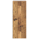 vidaXL Fali szekrény Antik Fa 33 x 34,5 x 90 cm Szerelt Fa