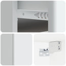 vidaXL Fali éjjeli szekrény 2 db Fehér 34,5 x 33 x 20 cm Szerelt Fa