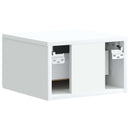 vidaXL Fali éjjeli szekrény 2 db Fehér 34,5 x 33 x 20 cm Szerelt Fa