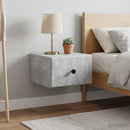 vidaXL Fali éjjeli szekrény 2 pcs Betonszürke 34,5 x 33 x 20 cm