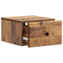 vidaXL Fali éjjeli szekrény Antik Fa 34,5 x 33 x 20 cm Szerelt Fa