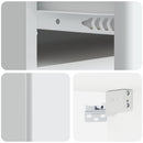 vidaXL Fali éjjeli szekrény 2 pcs Fehér 49 x 34,5 x 20 cm Szerelt Fa
