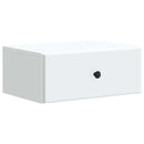vidaXL Fali éjjeli szekrény 2 pcs Fehér 49 x 34,5 x 20 cm Szerelt Fa