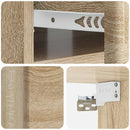 vidaXL Fali éjjeli szekrény 2 pcs Sonoma Tölgy 49 x 34,5 x 20 cm