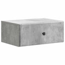 vidaXL Fali éjjeli szekrény 2 pcs Betonszürke 49 x 34,5 x 20 cm