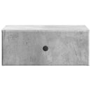 vidaXL Fali éjjeli szekrény 2 pcs Betonszürke 49 x 34,5 x 20 cm