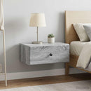 vidaXL Fali éjjeli szekrény 2 pcs Szürke Sonoma 49 x 34,5 x 20 cm