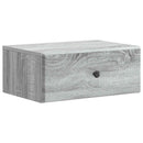 vidaXL Fali éjjeli szekrény 2 pcs Szürke Sonoma 49 x 34,5 x 20 cm