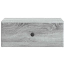 vidaXL Fali éjjeli szekrény 2 pcs Szürke Sonoma 49 x 34,5 x 20 cm