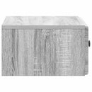 vidaXL Fali éjjeli szekrény 2 pcs Szürke Sonoma 49 x 34,5 x 20 cm