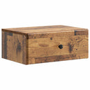 vidaXL Fali éjjeli szekrény Antik Fa 49 x 34,5 x 20 cm Szerelt Fa