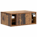 vidaXL Fali éjjeli szekrény Antik Fa 49 x 34,5 x 20 cm Szerelt Fa