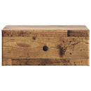 vidaXL Fali éjjeli szekrény Antik Fa 49 x 34,5 x 20 cm Szerelt Fa
