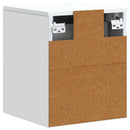 vidaXL Fali éjjeli szekrény 2 pcs Fehér 34,5 x 33 x 40 cm Szerelt Fa