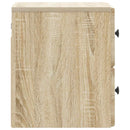 vidaXL Fali éjjeli szekrény 2 pcs Sonoma Tölgy 34,5 x 33 x 40 cm