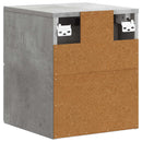 vidaXL Fali éjjeli szekrény 2 pcs Betonszürke 34,5 x 33 x 40 cm
