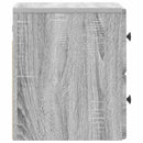 vidaXL Fali éjjeli szekrény 2 pcs Szürke Sonoma 34,5 x 33 x 40 cm