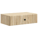vidaXL Fali oldaltábla Sonoma Tölgy 59 x 34,5 x 17 cm Szerelt Fa