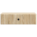 vidaXL Fali oldaltábla Sonoma Tölgy 59 x 34,5 x 17 cm Szerelt Fa